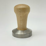 EDO MANUAL ERGONOMIC TAMPER - YOUNG SERIES - MAPLE WOOD HANDLE-Ø 58mm