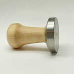 EDO MANUAL ERGONOMIC TAMPER - YOUNG SERIES - MAPLE WOOD HANDLE-Ø 58mm