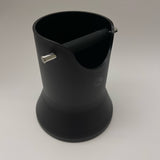 POLYPROPYLENE KNOCK BOX "CREMA PRO" "BLACK"