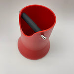 POLYPROPYLENE KNOCK BOX "CREMA PRO" "RED"