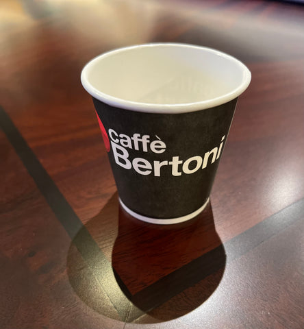 Caffe Bertoni paper Espresso cups- 118 ml.-100 pack